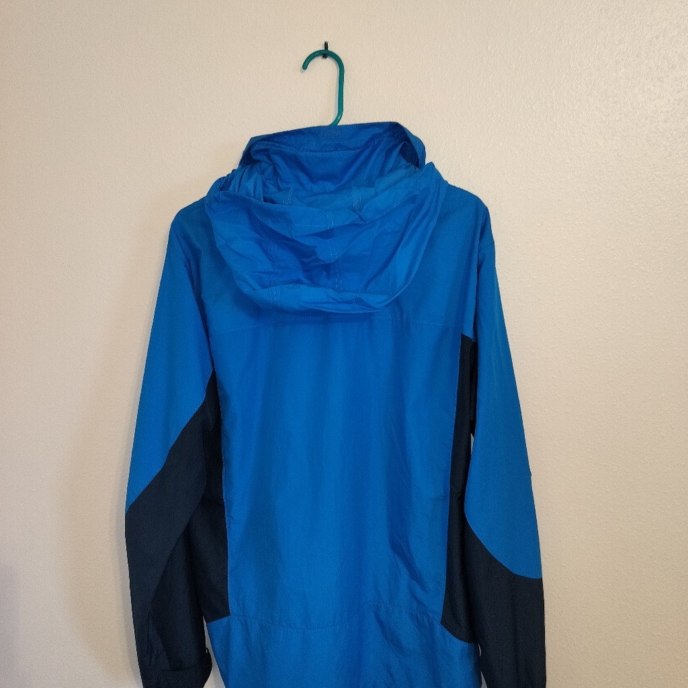 Columbia Mens Field Gear Omni Shield Windbreaker Blue/Black Gorpcore Functional - Picture 3 of 7